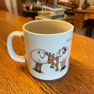 Vintage "There Will Never Be Another Ewe" Humorous Coffee Cup Mug by Russ